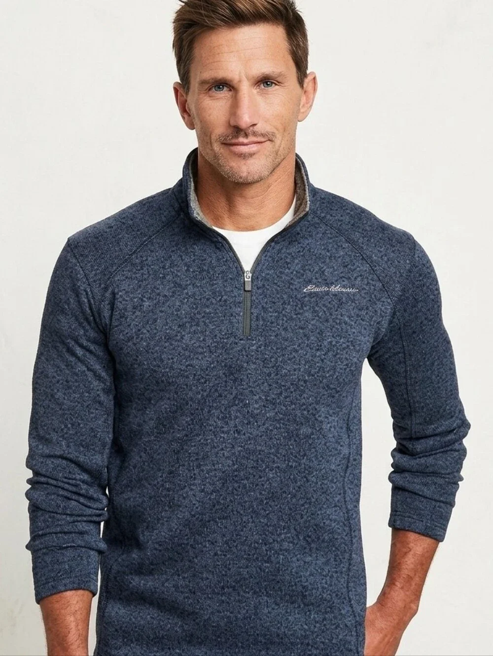 EDDIE BAUER Men's Radiator Fleece Quarter Zip Pullover - Size XXL